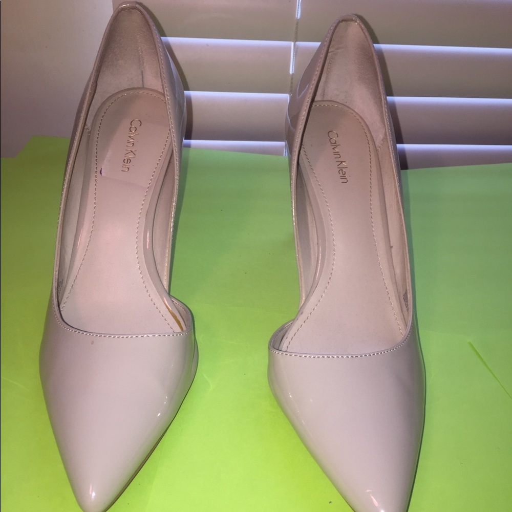 Calvin Klein nude shoes